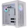 Korpusas CTE C700 TG ARGB Snow, bokštinis, baltas, grūdintas stiklas