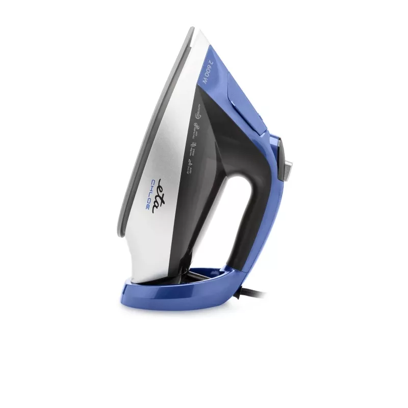 ETA Steam Iron Chloe | ETA227690000 Chloe | Lygintuvas | 2600 W | Vandens talpa 350 ml | Nuolatinis garas 40 g/min | Sidabrinė/Mėlyna