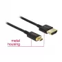 HDMI kabelis DeLOCK 85119 0,25 m Type A Type D juodas