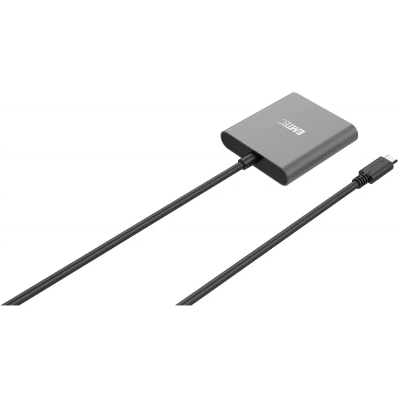 Kortelių skaitytuvas Emtec ECCAREADT610C USB 3.1 pilka