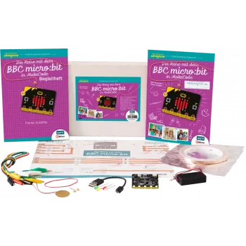 JOY-IT cej-MB-Set01 Electronic Adventure Micro Bit Programavimo Eksperimentų Dėžutė nuo 8 m. (EA-MicroBit-V2)