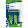 Trintukas Staedtler 526 80BK2 žalias, pakuotė po 2 vnt., be latekso ir ftalatų