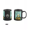 Terminis puodelis Good Loot The Witcher 3 Game Art Chronicles – Geralt & Vincent van Gogh 450 ml Juodas