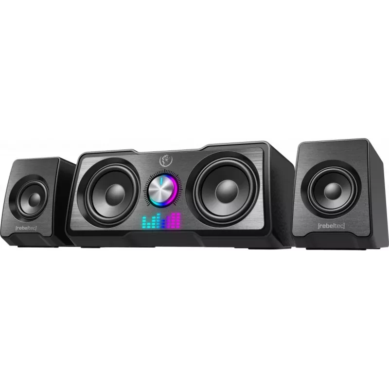 Multimedijos garsiakalbiai 2.1 ROCK, Rebeltec, RBLGLO00048, 60W