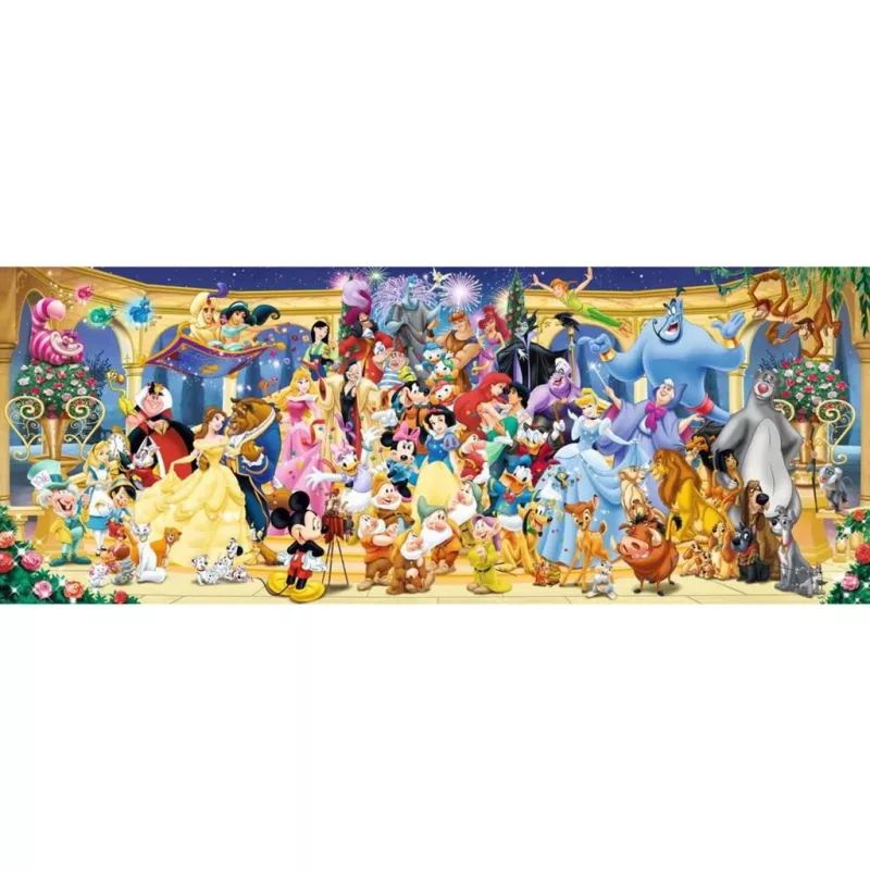 Puzzle Panorama – Disney Gruppenfoto (1000 dalių)