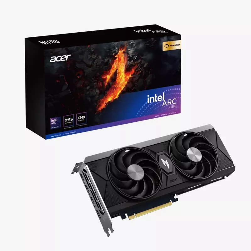 Vaizdo plokštė Acer Nitro Intel Arc B580 OC