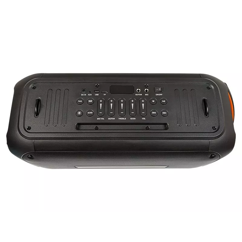 Nešiojamas monofoninis Bluetooth garsiakalbis BLOW 30-392# – 6000 mAh baterija, 6,5 W RMS, Bluetooth 5.0, MicroSD, AUX, Micro-USB, 2 garsiakalbiai, juodas