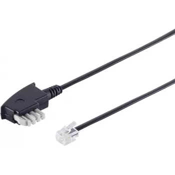 Telefono laidas ShiverPeaks 70143 su TAE N kištuku fiksuoto ryšio linijoms