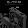 Ventiliatorius Corsair iCUE LINK RX120 MAX 12 cm Juodas 3 vnt. 400-2000 RPM