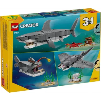 LEGO CREATOR 3 IN 1 31381 Aštriarėklis su lobių skrynia