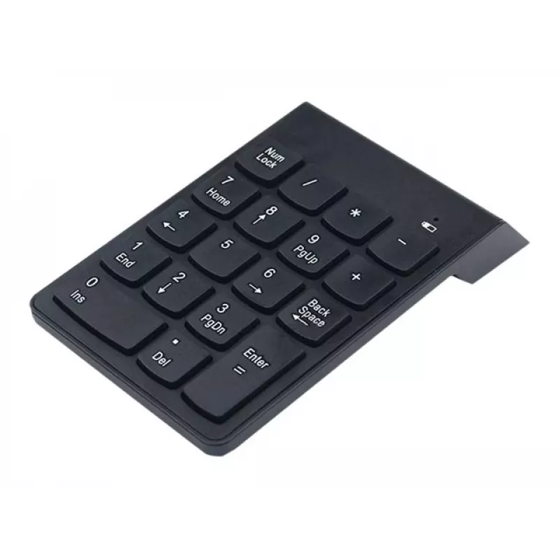 Gembird KPD-W-02 skaičių klaviatūra nešiojamam kompiuteriui Bluetooth juoda