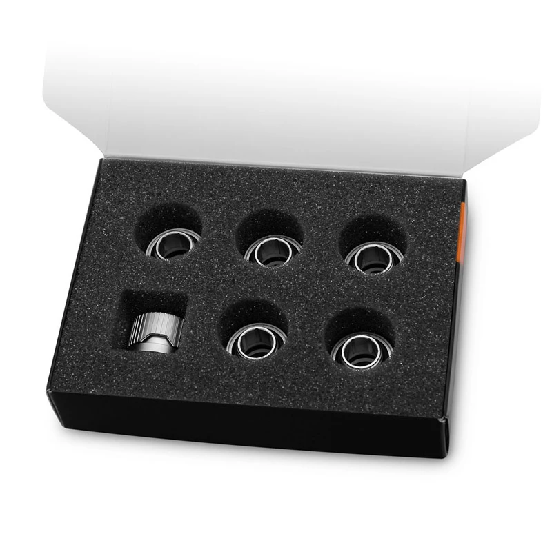 EK Water Blocks EK-Quantum Torque 6-Pack HDC 12 – 6 vienetų komplektas 12 mm kietiems vamzdeliams