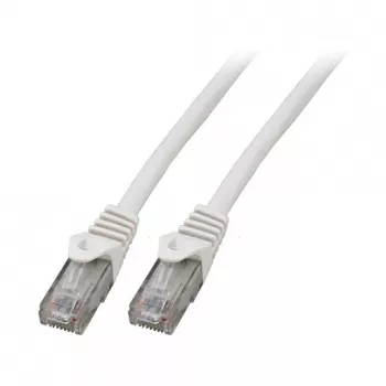 EFB-Elektronik RJ45 jungiamasis laidas Cat.6 U/UTP LSZH CCA Baltas 0,5m (K8104WS.0,5)