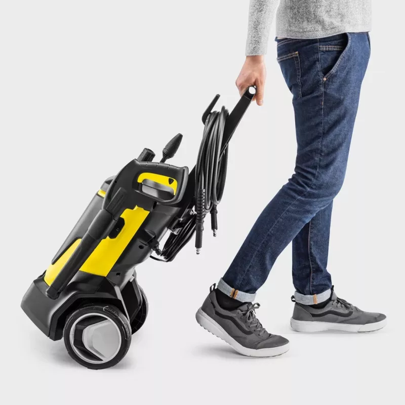 Karcher AG K 7 WCM slėginis plovimo aparatas, vertikalus, elektrinis, 600 l/h, juodas, geltonas