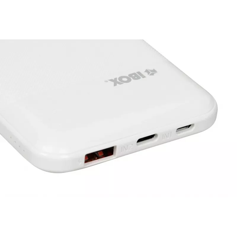 Nešiojamas maitinimo bankas IBOX IPB10 10000 mAh, Li-Ion, Quick Charge 3.0, USB‑C ir USB‑A išėjimai, 20W PD