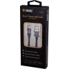 Laidas YENKEE YCU 301 BE USB-A 2.0 / USB-C 1m violetinis