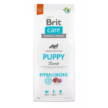 Sausas šunų ėdalas Brit Care Hypoallergenic Puppy Lamb & Rice 12 kg