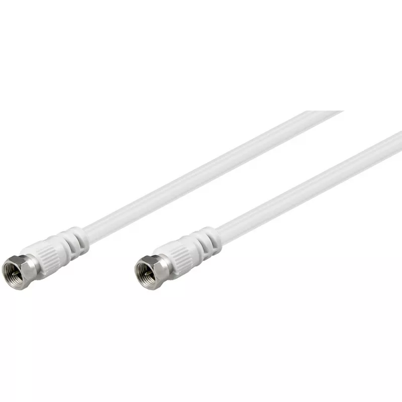 Wentronic Goobay SAT jungiamasis kabelis, baltas, 5 m - F kištukas F kištukas (11725)