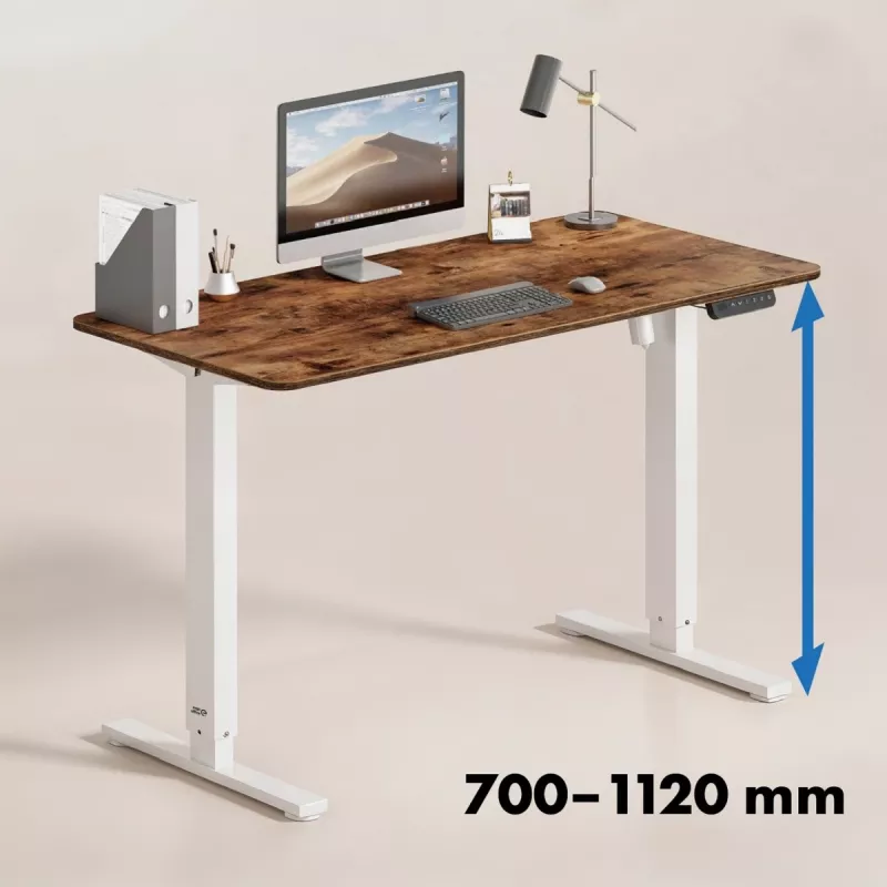 Reguliuojamo aukščio elektrinis stalas ergo office ER-400 W — maksimalus aukštis 1160 mm, maksimali apkrova 80 kg