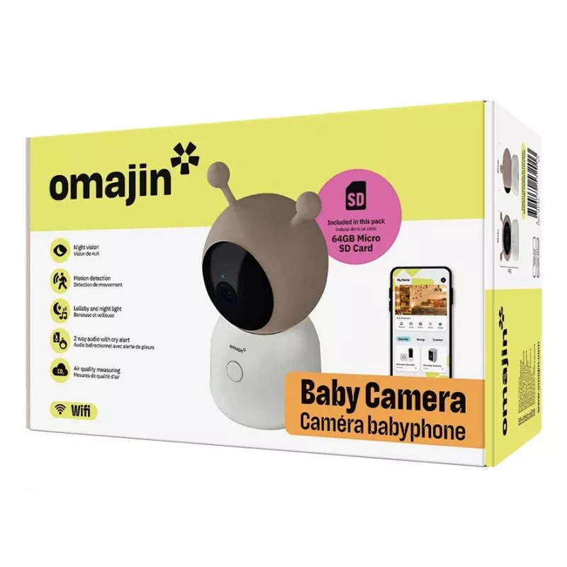 Vaizdo kameros auklė omajin by Netatmo OBC-01-EU Wi-Fi 110° matymo kampas