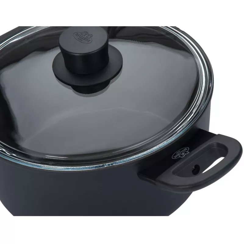 Puodas BALLARINI 75002-920-0 Apvalus Juodas Aliuminis 20 cm