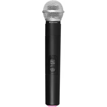 Belaidis rankinis mikrofonas Omnitronic UHF-E Series 523,1 MHz, rankinis siųstuvas