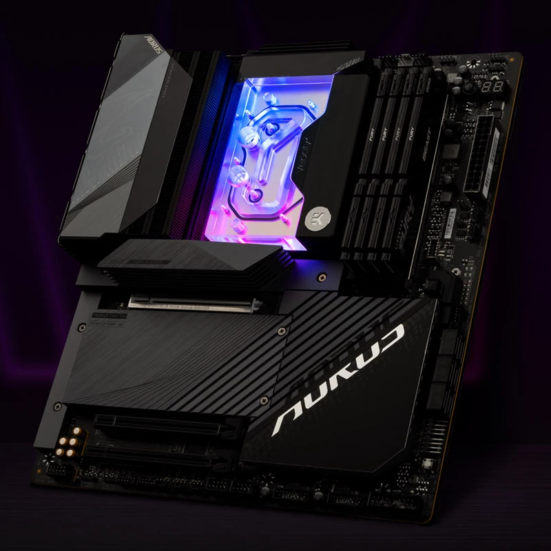 EK Waterblocks EK-Quantum Velocity2 D-RGB - AM5, Nikelis + Akrilas