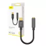 Adapteris Baseus CATL54-01 Type-C į 3,5 mm, juodas