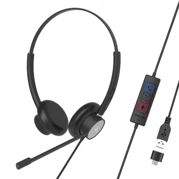 Tellur Voice 320 Belaidės ausinės su mikrofonu, juodos