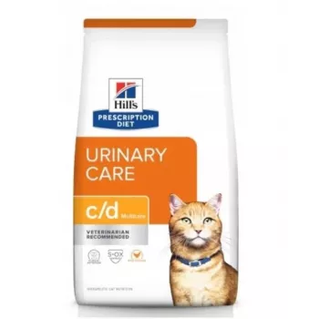 HILL'S PRESCRIPTION DIET Feline c/d Urinary Care Multicare Sausas ėdalas katėms su vištiena 8 kg