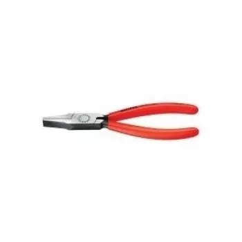 Knipex plokščiosios replės, bendras ilgis 140 mm, juoda galvutė, atraminis rutulinis gaubtas