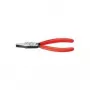 Knipex plokščiosios replės, bendras ilgis 140 mm, juoda galvutė, atraminis rutulinis gaubtas
