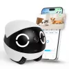 Robotinis augintinio monitorius Enabot Rola Mini – Wi‑Fi, 5000 mAh baterija, 3 MP, 137° matymo kampas, balta/juoda