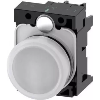 Siemens indikatoriaus lemputė plokščia balta 230 V/AC SIRIUS ACT 3SU1106-6AA60-1AA0 1 vnt.