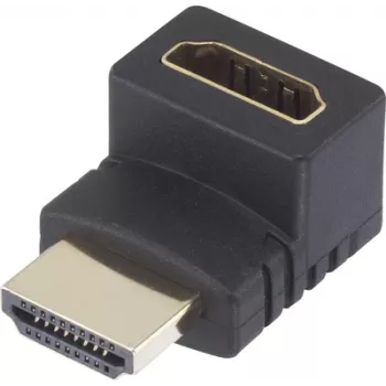 SpeaKa Professional HDMI adapteris [1x HDMI-kištukas - 1x HDMI-lizdas] 270° kampu į viršų, paauksuoti kontaktai SpeaKa Professional (SP-7870128)