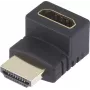 SpeaKa Professional HDMI adapteris [1x HDMI-kištukas - 1x HDMI-lizdas] 270° kampu į viršų, paauksuoti kontaktai SpeaKa Professional (SP-7870128)
