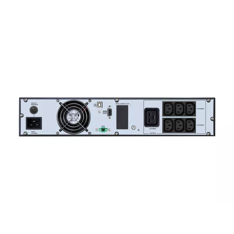 APC Easy UPS On-Line nepertraukiamo maitinimo šaltinis (UPS) Dvigubas keitimas (Online) 3 kVA 2700 W 6 AC lizdai