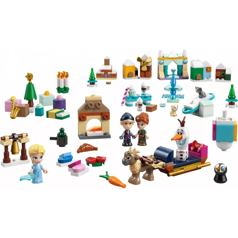 Konstruktorius LEGO Disney Frozen Advent Calendar 2025 rinkinys 43273 – 231 detalė, 4 minifigūrėlės, amžius 5+