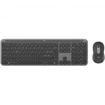 Logitech Signature Slim MK950 Business Graphite belaidis klaviatūros ir pelės rinkinys