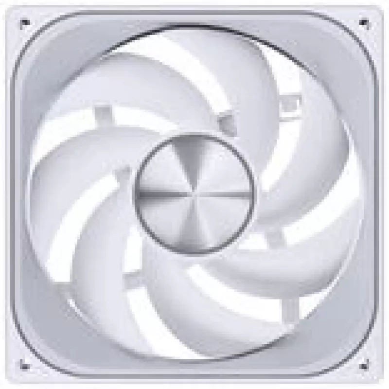 140 mm ventiliatorius Jonsbo ZA-140W PWM ARGB, baltas, Infinity Mirror