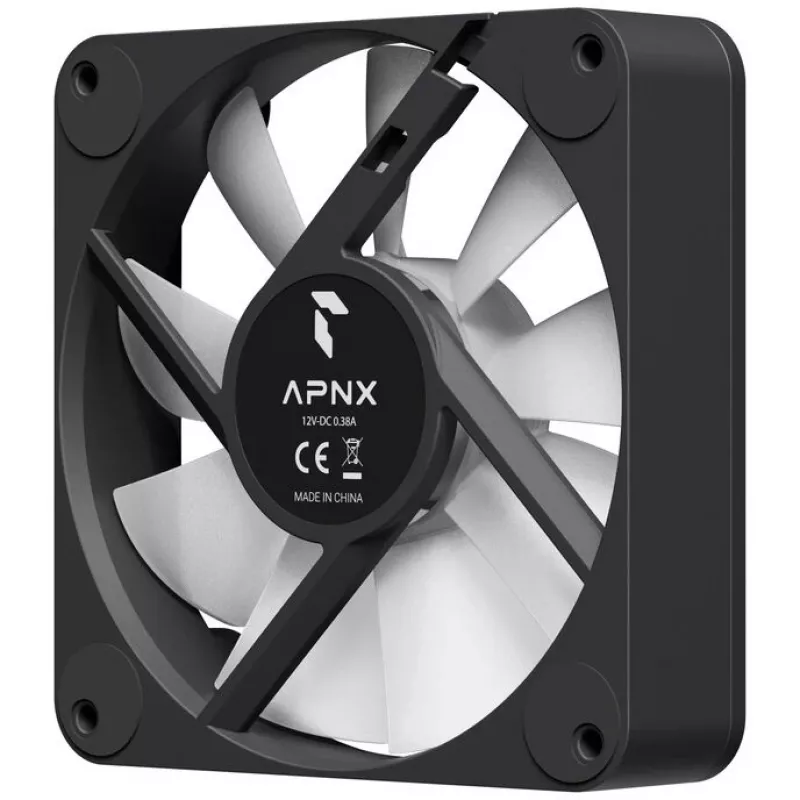 Korpuso ventiliatorius APNX FP1-RQ 120 PWM ARGB-BK 120mm PWM ARGB juodas