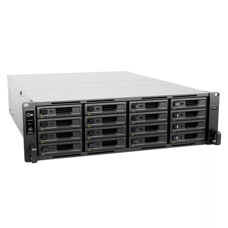 NAS Rack Serveris Synology RS2825RP+ 16 lizdų (3U) V1780B 3,35 GHz, 8 GB DDR4, HDD/SSD palaikymas, Pilka