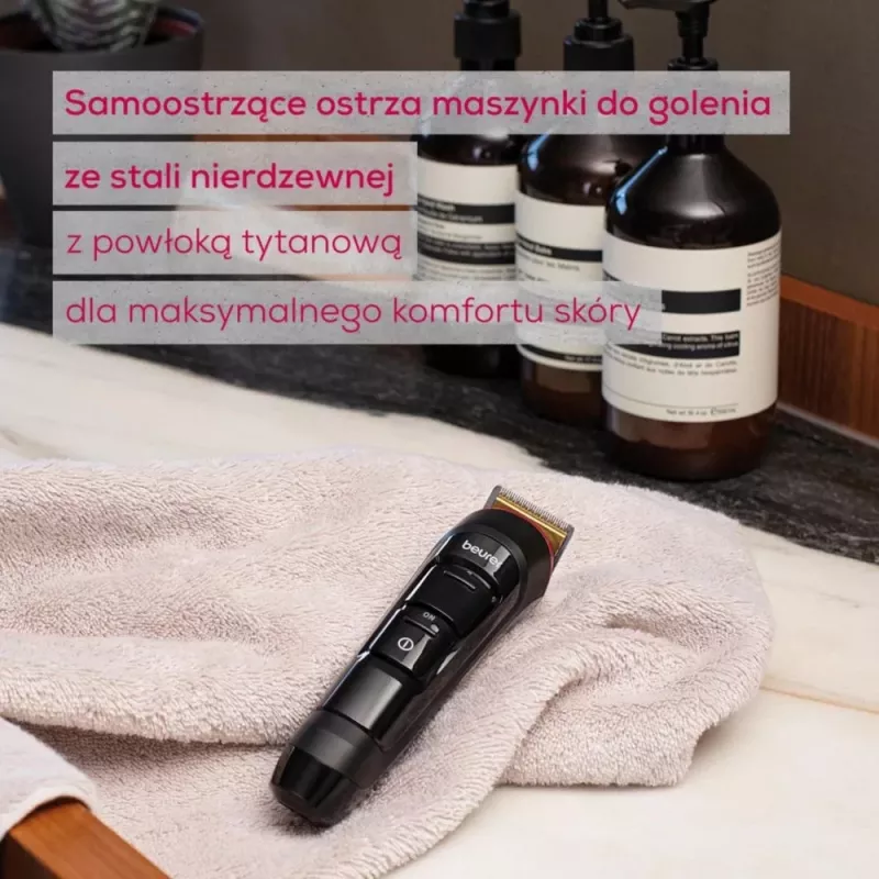 Beurer MN4 barzdos ir šerelių kirpimo mašinėlė, įkraunama, precizinis pjovimas
