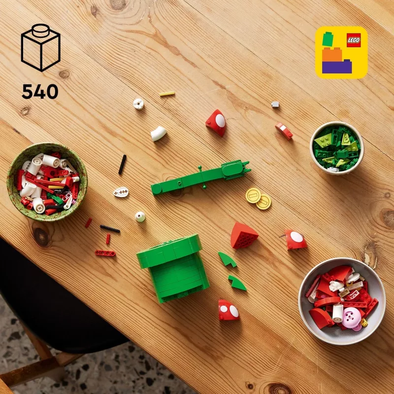 LEGO SUPER MARIO 71426 Piranha Plant – konstruojamas augalas su interaktyviomis funkcijomis