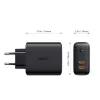 AUKEY PA-D2 mobiliojo įrenginio kroviklis 36W Juodas