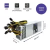 Qoltec 50177 PCI-E maitinimo blokas Smart 1600W | 80 Plus Gold – kasyba