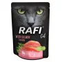 Šlapias kačių ėdalas Dolina Noteci Rafi Cat su lašiša 300 g, suaugusioms katėms