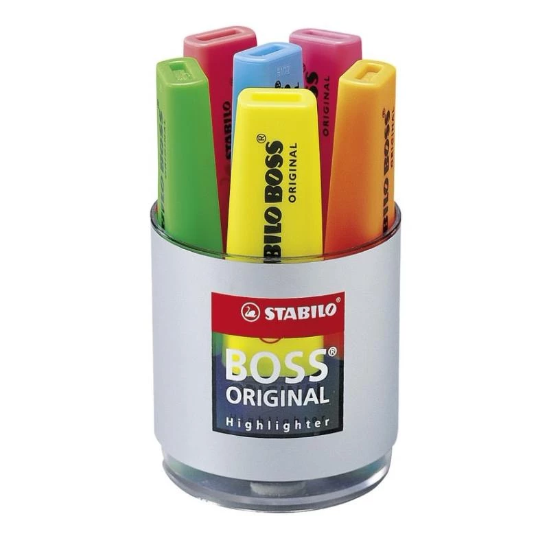 Marker STABILO BOSS Original 10 vnt. Žalia 70/33 Stabilo