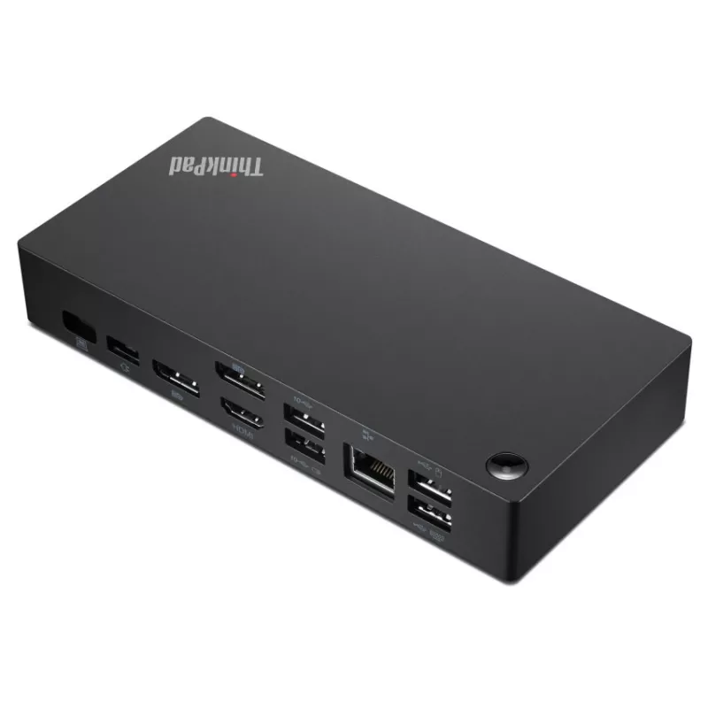 Lenovo ThinkPad Universal USB-C stotelė, laidinė, USB 3.2 Gen 1 (3.1 Gen 1) Type-C, juoda