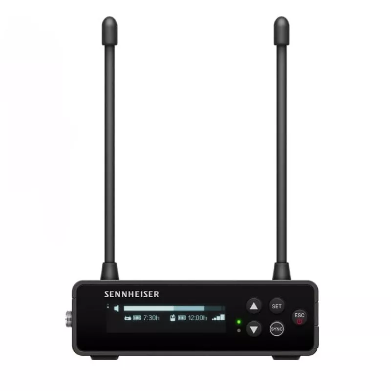 Sennheiser EW-DP ME 4 SET (R4-9) – kameros komplektas su miniatiūriniu siųstuvu ir ME 4 kryptiniu mikrofonu, 552-608 MHz